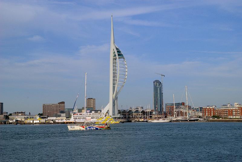 DSC_0057.jpg - Nikon D40x - Summer 2008 Spinnaker Tower and Gunwhalf Quay at Portsmouth looking from Gosport.