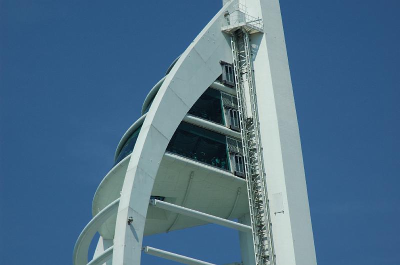 DSC_0257.jpg - Nikon D70s 2006 - Spinnaker Tower close-up at Portsmouth.